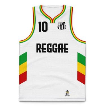 Imagem de Camiseta Regata do Santos Reggae Jotaz - Produto Oficial, G3, Conforme