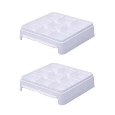 Imagem de Combo 2 Formas de Gelo para Geladeira - CJ_W10330009_2 - Brastemp, Sem