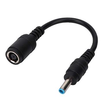 Imagem de Linha de Conversão do Adaptador de Potência Feminina para Masculino 7,4 X 5,0 a 4,5 X 3,0 Mm Preto Compatível Com/Ultrabook