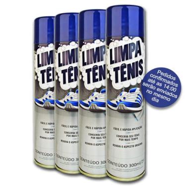 Imagem de Kit Limpa Tênis Premium Petroplus 300 ml /290g Limpeza Profunda, Azul 