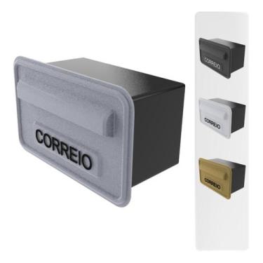 Imagem de Caixa de Correios Cartas Parede Grade PVC Embutir Resistente - Turossi