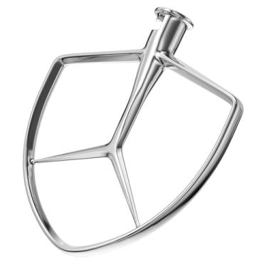 Imagem de Batedeira plana de aço inoxidável de 7 litros para batedeira KitchenAid KitchenAid, acessório de fixação/não revestido/lavável na lava-louças. Superfície polida