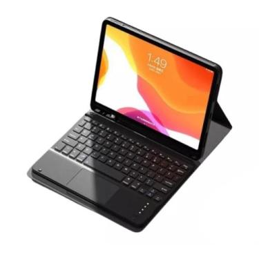 Imagem de Capa Com Teclado Para Galaxy Tablet S6 Lite 10.4 polegadas - Fam