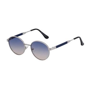 Imagem de HPIRME Óculos de sol Steampunk de metal, masculino e feminino, redondo, vintage, UV400, como na imagem C6, tamanho único