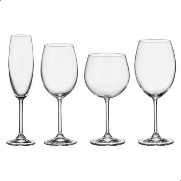 Imagem de Jogo de Taças de Cristal Bohemia 24 Peças - Bohemia Crystal