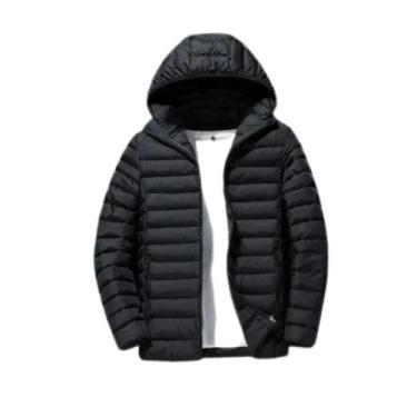 Imagem de Jaqueta Bobojaco Casaco Corta-vento Frio Inverno Puffer Fofinha Bolsos