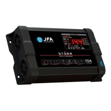 Imagem de Fonte Jfa 70a Slim Bivolt Automotiva com Medidor Cca