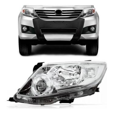 Imagem de Farol Hilux SW4 2012 2013 2014 2015 Elétrico Sem Motor - TYC, Esquerdo