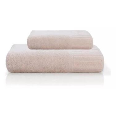 Imagem de Toalha De Banho E Rosto Velour  100 Algodão Fio Penteado - CAMESA, ROS