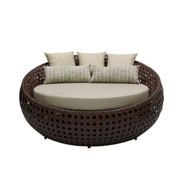 Imagem de Sofá Essencial Bola 1,50m Fibra Indiano Palha