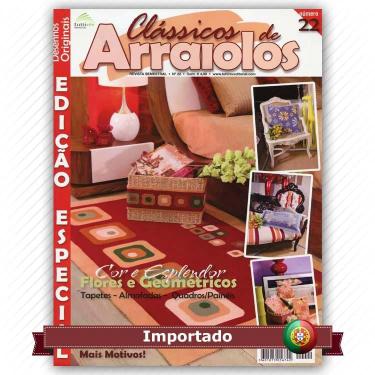 Imagem de Revista Portuguesa Clássicos de Arraiolos Ed. Especial Nº 22 - Flores e Geométricos