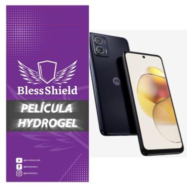 Imagem de Película Hd Premiun Compatível Com Motorola Linha Moto G - Hydrogel BlessShield Cobertura Total (Moto G73)