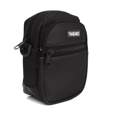 Imagem de Bolsa Pochete Shoulder Bag Tira Colo Transversal Necessaire Unissex (fcb preta Black)