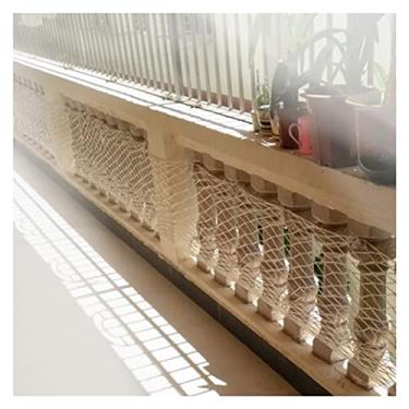Imagem de BDSHL Para varanda escadas jardim, rede antiqueda de playground rede de segurança de nylon para cães e gatos resistente ao desgaste (cor: malha de 5 cm, tamanho: 2 x 8 m (7 x 26 pés))