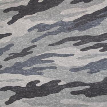 Imagem de Texco Inc 149.9 cm Wide Printed DTY Tecido escovado frente e verso por The Yard – 160 GSM, leve, elástico e respirável para vestuário, roupa ativa, acessórios, cachecóis e DIY, cinza mineral carvão 1