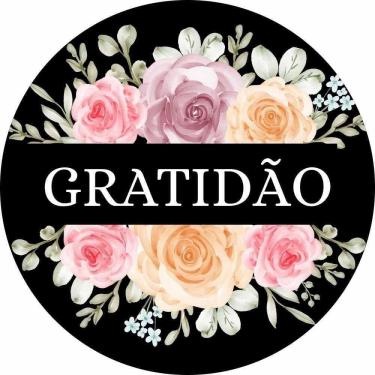 Imagem de Painel Redondo Tecido Sublimado 3D Gratidão Frd-5934