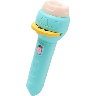 Imagem de Lanterna Projetora Infantil com 3 Discos e 24 Imagens Sortidas – Brinquedo Educativo e Divertido - TYDA (AZUL)