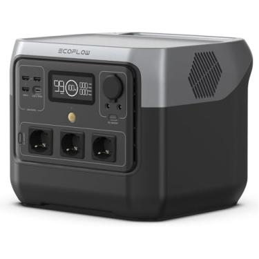 Imagem de ECOFLOW 220V Estação de energia portátil RIVER 2 Pro,bateria LiFePO4 de 768Wh, 220V, gerador solar para Acampamentos ao ar livre/Trailers/Uso doméstico