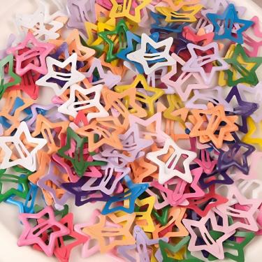 Imagem de Kit Tic tac Estrela Clips Presilhas Grampos de Cabelo Estrela Infantil
