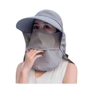 Imagem de Chapéu de Sol Feminino de Aba Larga - Respirável, Proteção UV, para Pr