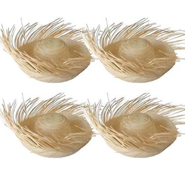 Imagem de Chapéu Palha Caipira Caravana Desfiado Festa Junina - mr