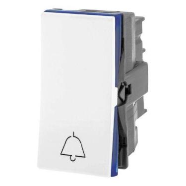Imagem de Pulsador de campainha 250v b. automatico 1m branco 611012bc pial plus 