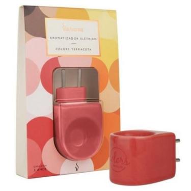Imagem de Difusor Aromatizador Elétrico Bivolt Colors Terracota Via Aroma, Verme