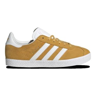 Imagem de adidas Gazelle Tênis infantil grande, Amarelo e branco., 38 BR
