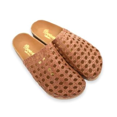 Imagem de Macarena Collection Sandália feminina Huarache de couro colorido mexicano feito à mão em couro - estilo 004, Habana, 37