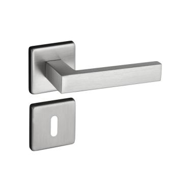 Imagem de Fechadura 409 Roseta Quadrada Máquina 55 Cromo Acetinado Interna Pado