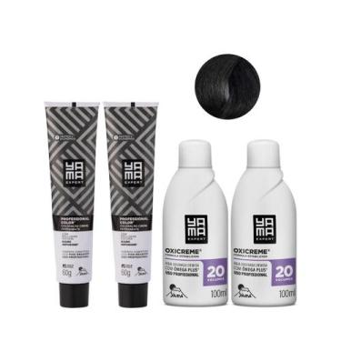 Imagem de Yamá Color Nano Infusion 3.0 Castanho Escuro + OX 20V 100ml - 2 Unidad