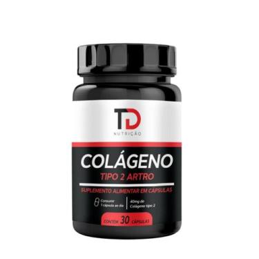 Imagem de Colágeno Tipo 2 - 60 Cápsulas T D Nutrição - TD Nutricão