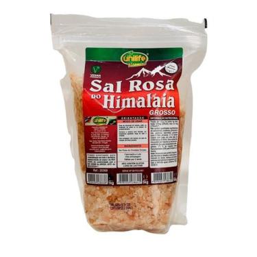Imagem de Sal Rosa Do Himalaia Grosso 1Kg - Unilife