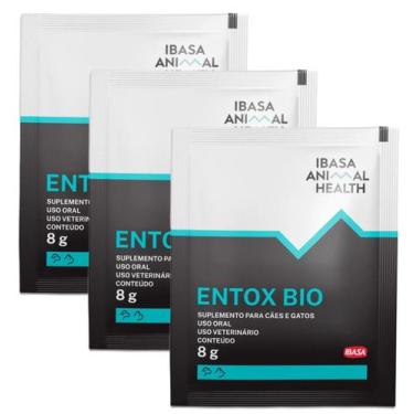 Imagem de Kit 3 Entox Bio Ibasa Suplemento para Cães e Gatos - 8g
