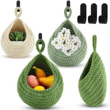 Imagem de Cesta de parede suspensa Honeydak Teardrop Onion Basket 3 tamanhos