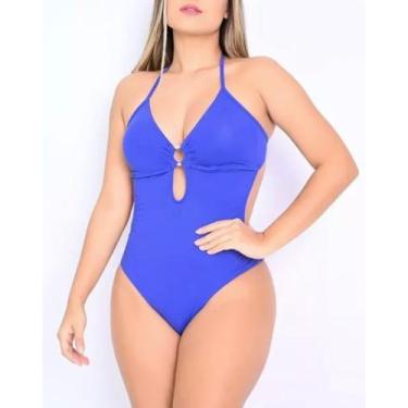 Imagem de Maiô Feminino Modelo Liso Body de Praia - .