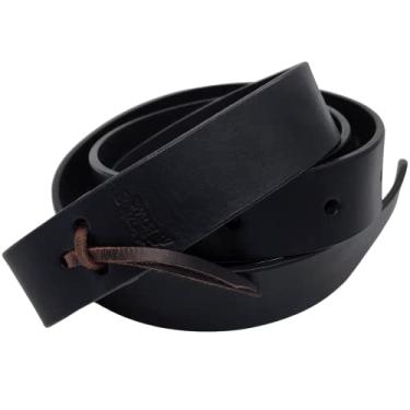 Imagem de BlazingPaws Harneto Leather Western Horse Saddle Premium Top Grain Latigo Cinch Strap (182,8 cm - com furos, preto: Cinch Strap)