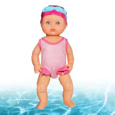 Imagem de Rrlihjgu Boneca Bebê de Natação,Boneca Bebé com Articulações Móveis e Impermeável - Brinquedos Divertidos Para Meninos Meninas Crianças Em Família Banheira Praia Verão Piscina