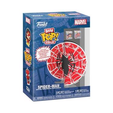 Imagem de Bitty Pop! Exibição: Spider-Man Web - 0,9 polegadas (2,2 cm) colecionável - Stackable Display Shelf Included - Gift Idea - Party Bags Stocking