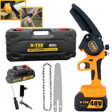 Imagem de Motosserra Elétrica Portátil 6 Pol. Com uma Bateria 1500w Mini - Eletr