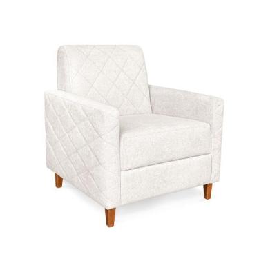 Imagem de Poltrona Pérola Boucle - Lucadi Home, Boucle Off White