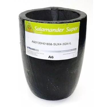 Imagem de Cadinho Salamander A6 Super Clay Grafite Morgan Derretimento para Latão Dourado Prata