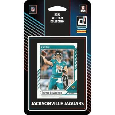 Imagem de 2024 Donruss Jacksonville Jaguars Factory Sealed NFL Team Set Trevor Lawrence Brian Thomas Jr 313 Rated Rookies RC Jimmy Smith Josh Hines-Allen