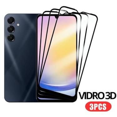 Imagem de 3 Películas Para A25 Compatível Samsung Galaxy Vidro 3d Anti Impacto