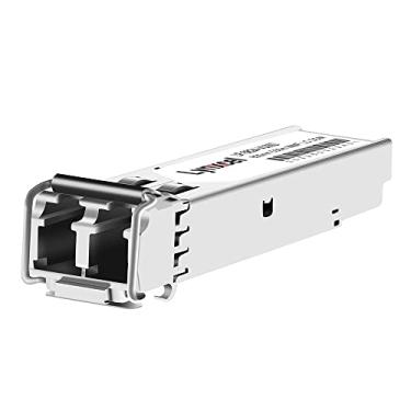 Imagem de Lynxcel Módulo LC SFP multimodo 1,25 G 850 nm, transceptor LC duplex de fibra 1000Base-SX MMF, até 550 m para switch de fibra, conversor de mídia, roteador, placa de rede de fibra óptica e outros