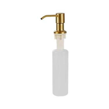 Imagem de Dispenser Dosador para Detergente 300ml Aço inox 304 Dourado IDI02 - i
