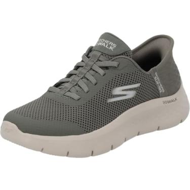Imagem de Skechers Tênis feminino Go Walk Flex Hands Free Slip-Ins-Grand Entry, Oliva, 39