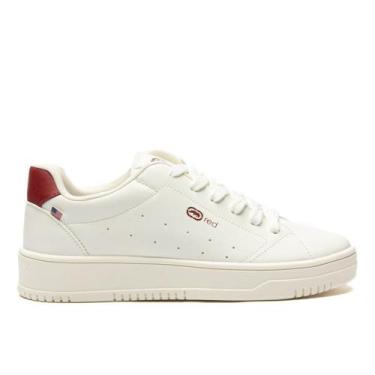 Imagem de Tenis ecko atlanta ref ecatl-03 feminino, 36, Branco, Vermelho