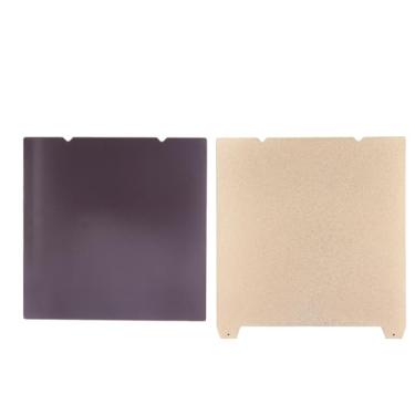 Imagem de Primavera aço impressão cama dupla face construir placa com base magnética macia textura PEI fibra de carbono PET superfície para Ender 3 Ender 5 S1 impressora 3D 235x235mm