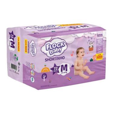 Imagem de Fralda Descartável Flock Baby Shortinho M 72 Unidades